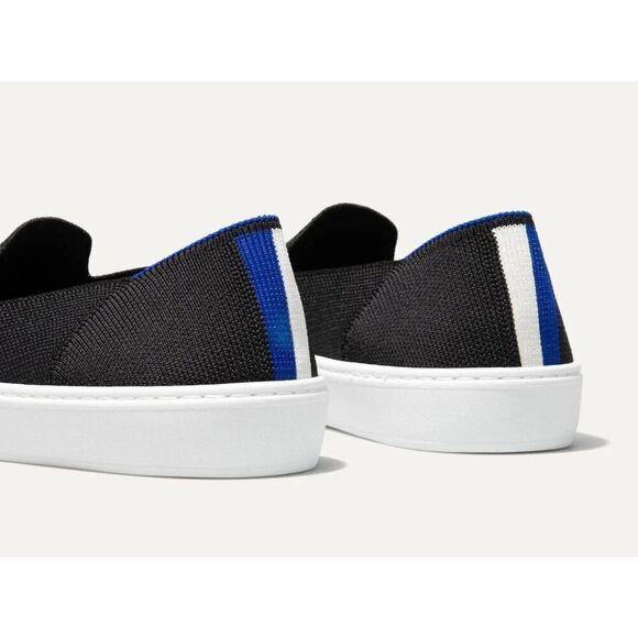 ROTHY'S The Original Slip-On Sneaker In All Black Size 9 - Picture 2 of 10